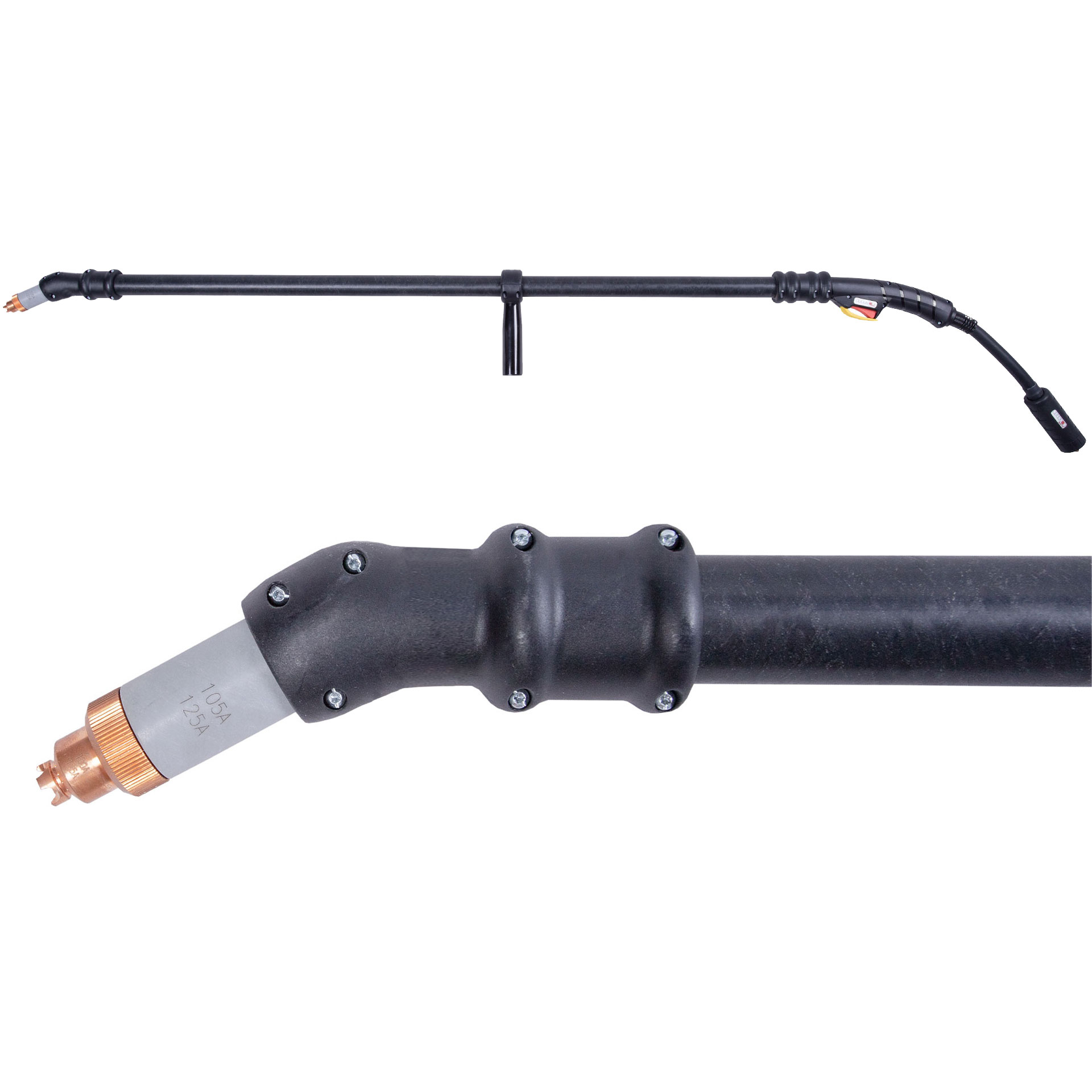 SP125XXL hand plasma torch 15° 130cm (EASY-FIT connection) - NWELD