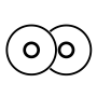 Disc wheels for peeling